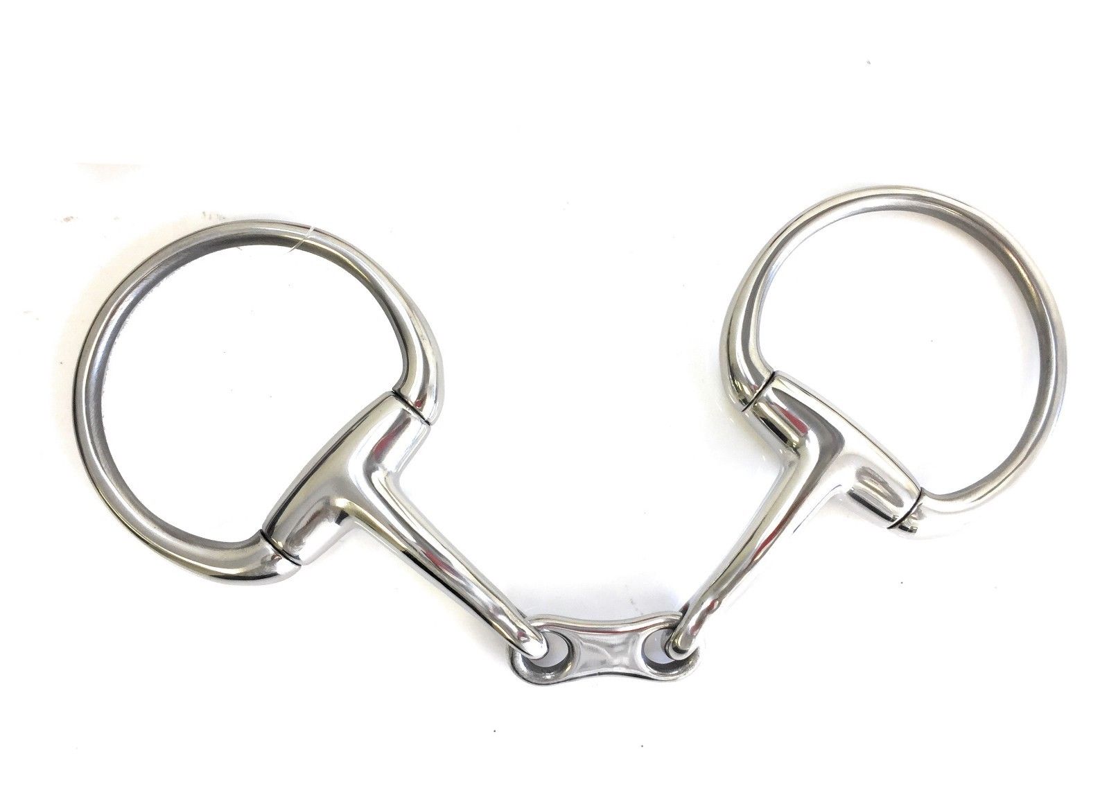 AJ Tack French Link Curved Eggbutt Snaffle Bit