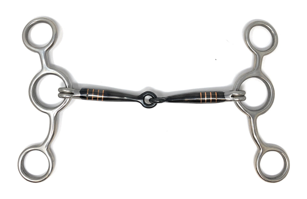 AJ Tack Junior Cow Horse Sliding Gag Bit