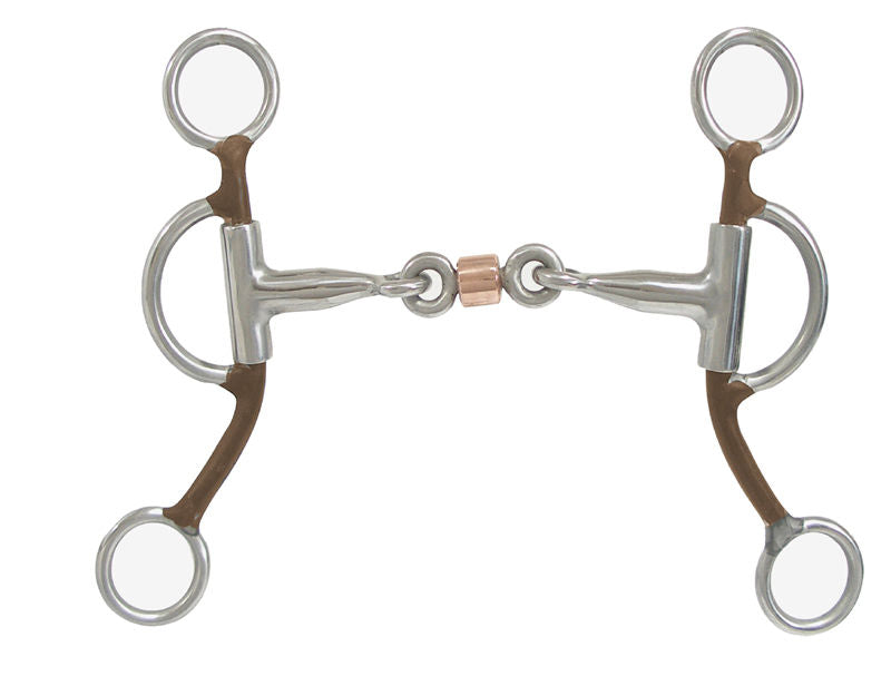AJ Tack Argentine Dog Bone Snaffle Bit