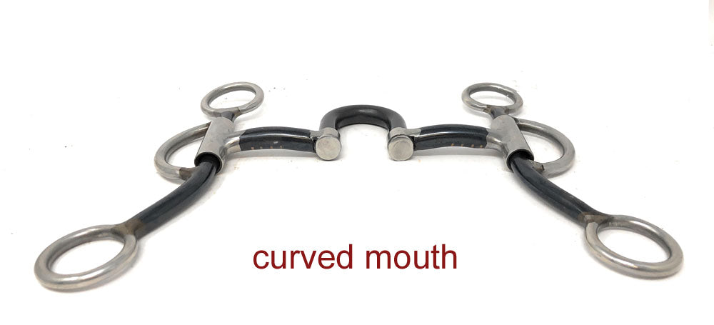 AJ Tack Double Rein Correction Short Shank Bit