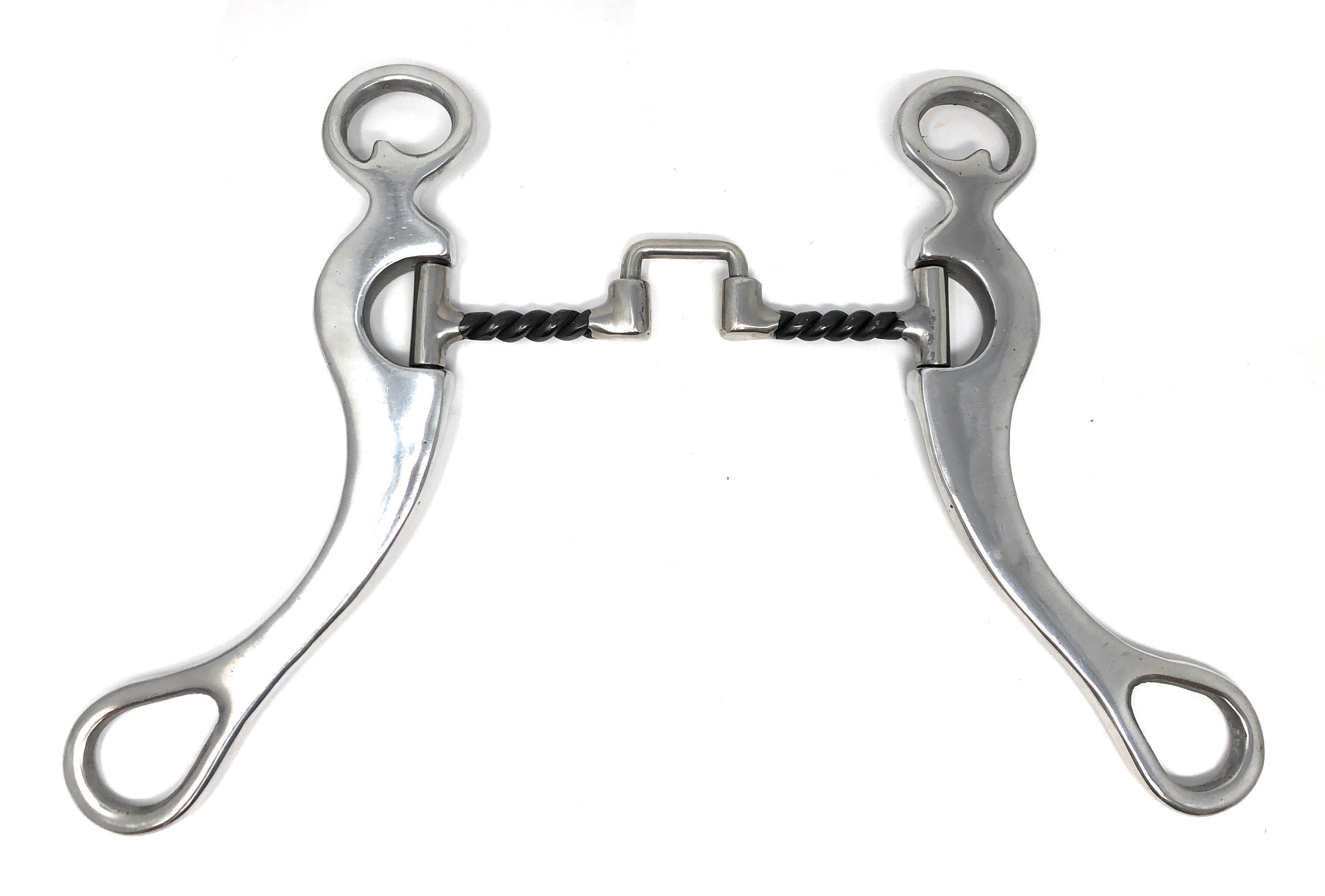 AJ Tack Aluminum Cheek Sweet Iron Square Twist Correction Bit