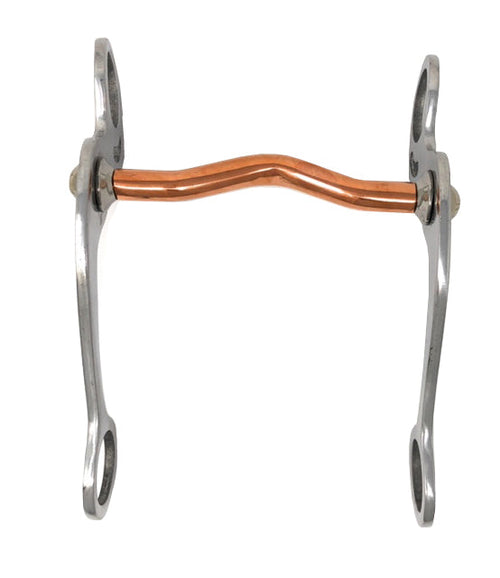 AJ Tack Copper Low Port Grazing Bit